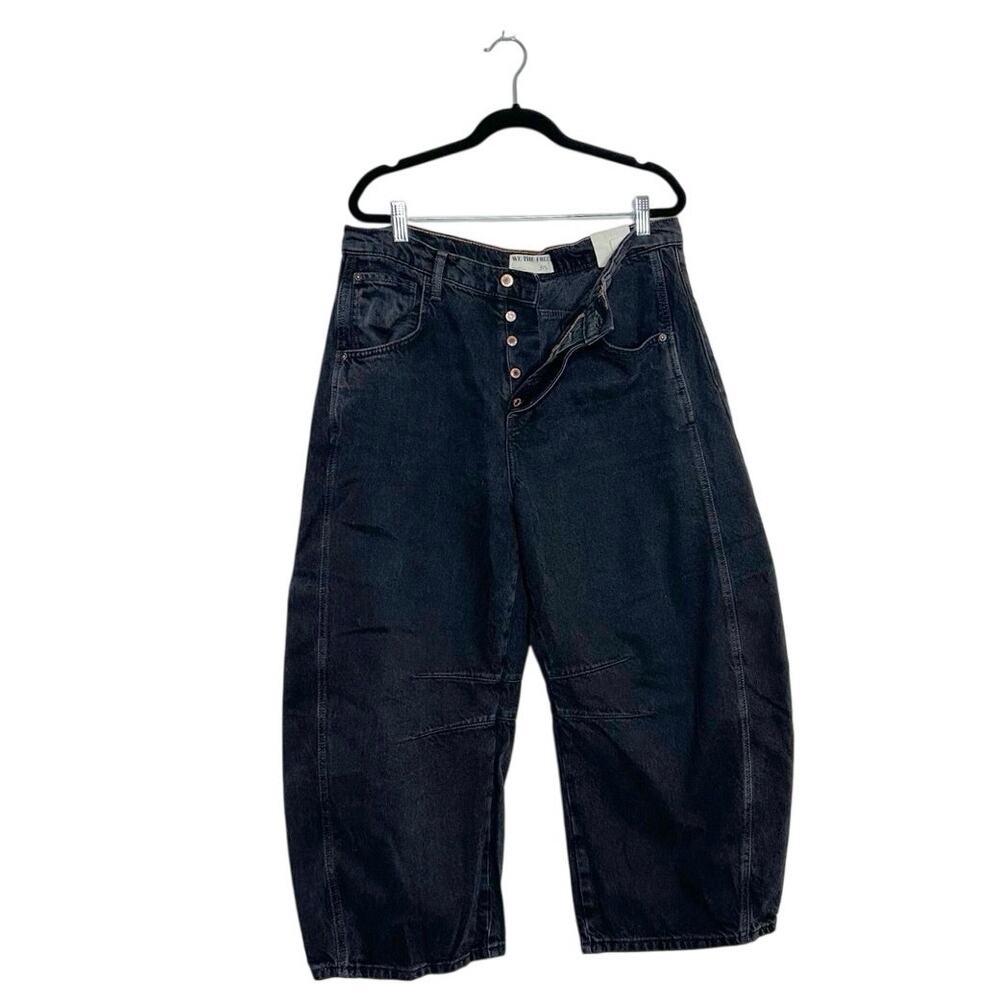 NWT We The Free People Lucky You Mid Rise Barrel Jeans Size 31 Short - Picture 4 of 8